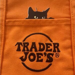 Trader Joe's mini Orange Tote Bag